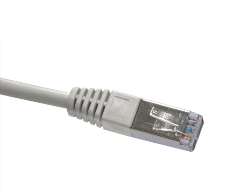FTP Cat.5e Patch cord plain molded Grey Color Copper System Patch Cord