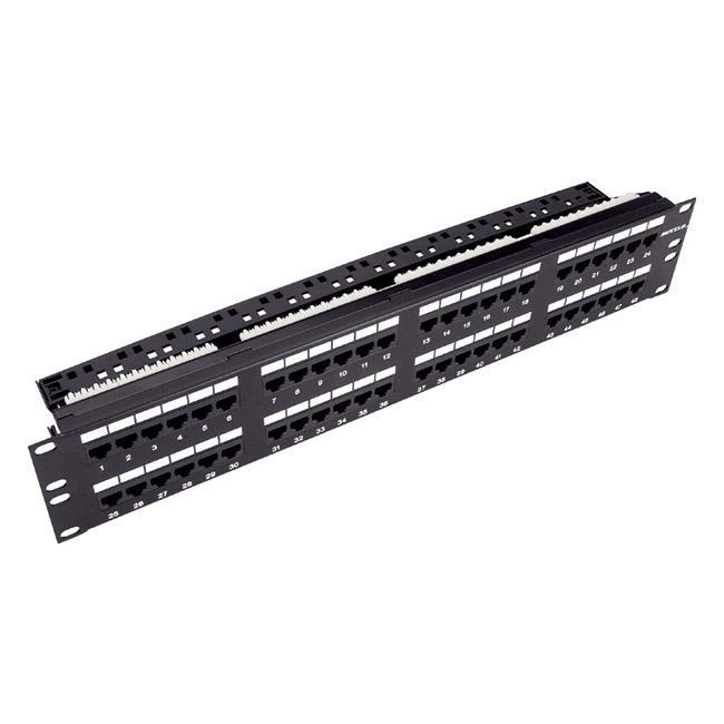 FTP 1U Cat.6A 48Port Patch panel Copper System Wall Outlet