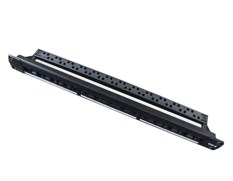 UTP Blank Patch Panel 24Port with backbar Copper System Patch Panel