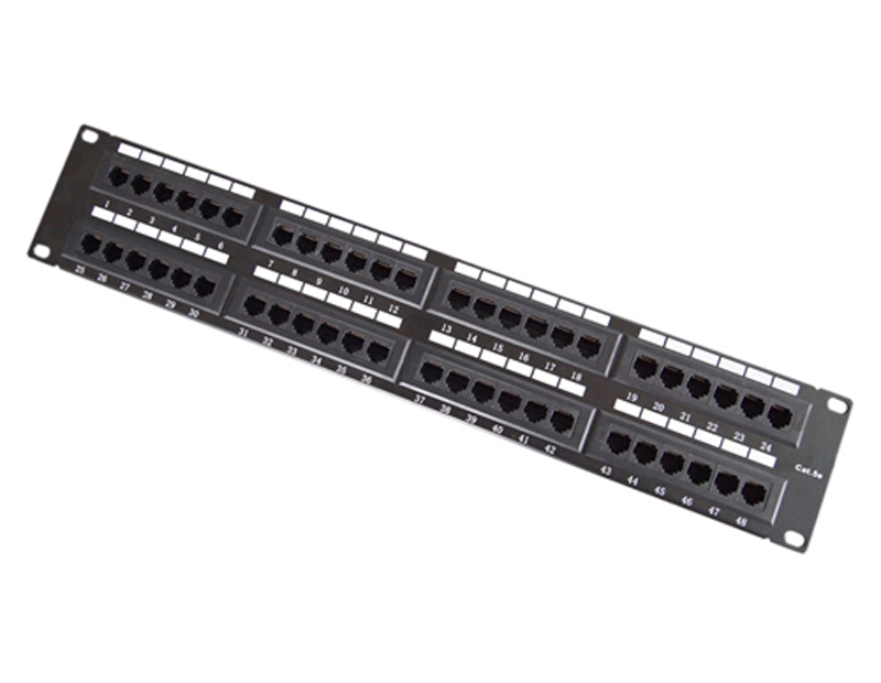 UTP Cat.5e Patch Panel 48Port 110IDC Copper System Patch Panel